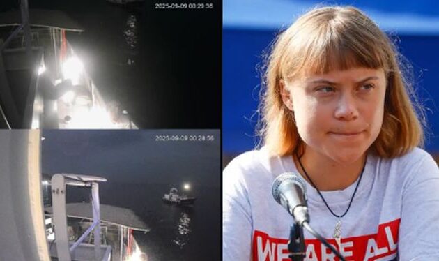  Στολίσκος για τη Γάζα: Η ναυαρχίδα των «σανδαλάκηδων» πήρε φωτιά. Κατηγορούν το Ισραήλ ότι τους «χτύπησε».