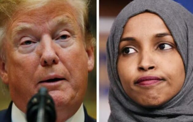 Ο Τραμπ επιτέθηκε στην Ιλχάν Ομάρ, επαναφέροντας κατηγορίες για γάμο-απάτη και διαφθορά