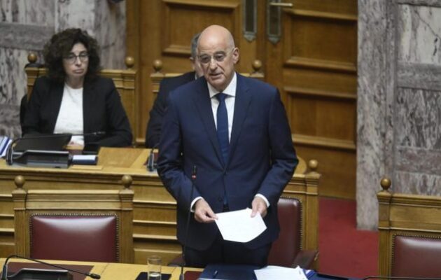 Νίκος Δένδιας: «Η χώρα αντιμετωπίζει υπαρξιακή απειλή»