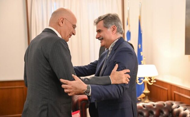 Ο Νίκος Δένδιας συναντήθηκε με τον Πρόεδρο του Ελληνορθόδοξου Πανεπιστημίου του Μπαλαμάντ