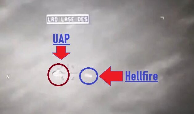 Πύραυλος «Hellfire» έπληξε UFO και αναπήδησε πάνω του