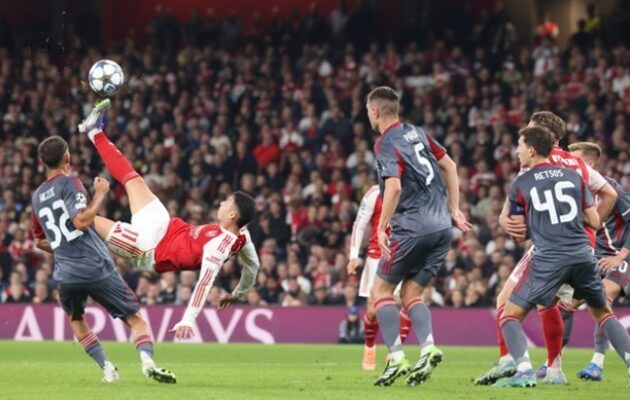 Champions League: Πάλεψε στο «Emirates» ο Ολυμπιακός, αλλά έχασε 2-0 από την Άρσεναλ