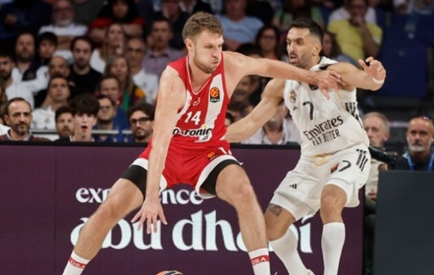 Euroleague: Δεν άντεξε στην Μαδρίτη ο Ολυμπιακός και έχασε από τη Ρεάλ 89-77