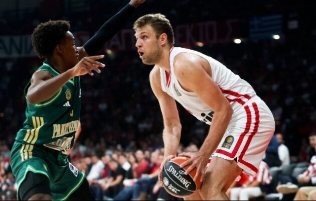 Πήρε το ντέρμπι των «αιωνίων» ο Ολυμπιακός 90-86 τον Παναθηναϊκό