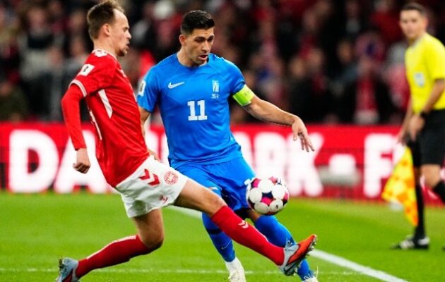 Ήττα 3-1 από τη Δανία για την Εθνική Ελλάδας και οδυνηρός αποκλεισμός από το Μουντιάλ 2026
