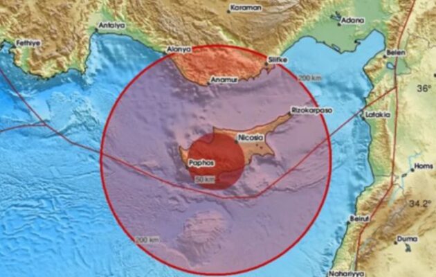 Στο χορό των Ρίχτερ η Κύπρος – Δυο ισχυρές δονήσεις 5,1 και 5,3 μέσα σε λίγες ώρες