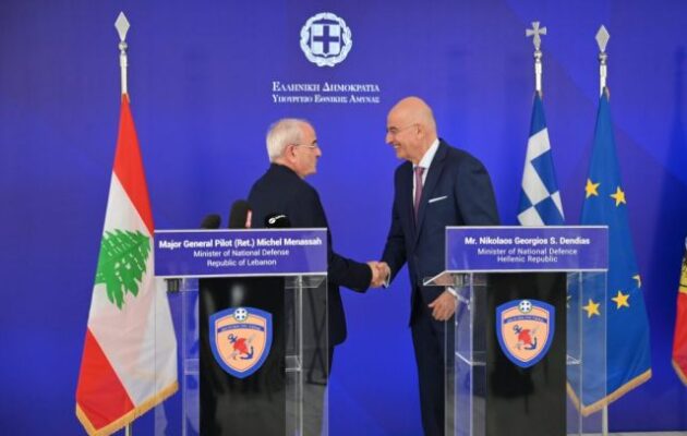 Ο Νίκος Δένδιας στέλνει τεθωρακισμένα στον Λίβανο – «Ύψιστης σημασίας για την Ελλάδα η προστασία των Χριστιανικών πληθυσμών στην ευρύτερη περιοχή της Μέσης Ανατολής»