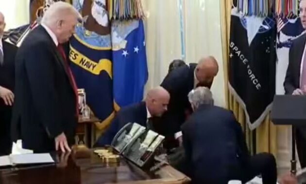 Κατάρρευση στελέχους της φαρμακευτικής Novo Nordisk μπροστά στον Ντόναλντ Τραμπ