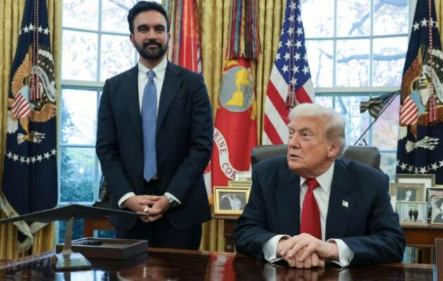 Τραμπ και Μαμντάνι επιθυμούν την ειρήνη στη Μέση Ανατολή – Ο Τραμπ δεν θα τιμωρήσει τη Νέα Υόρκη