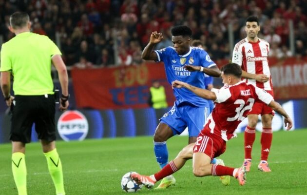 Champions League: Ολυμπιακός-Ρεάλ 3-4 – Κοίταξε στα μάτια τη «βασίλισσα»