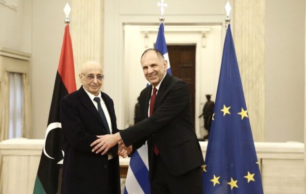 Ο πρόεδρος της Λιβυκής Βουλής στην Αθήνα – Τι συζητήθηκε με Γεραπετρίτη