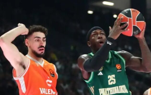 Euroleague: Η Βαλένθια πέρασε νικηφόρα από το ΟΑΚΑ 89-79 τον Παναθηναϊκό