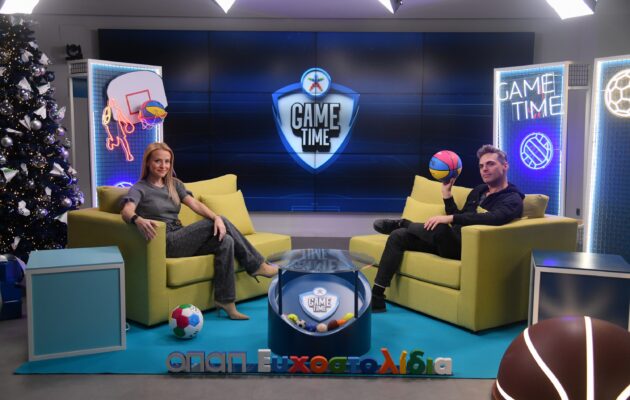 O Γιώργος Παπαγεωργίου στο Game Time στέλνει διπλά χαμόγελα στα παιδιά με τα Ευχοστολίδια του ΟΠΑΠ