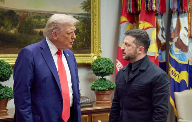 Τραμπ-Ζελένσκι: «Το 95% του σχεδίου για το τέλος του πολέμου έχει συμφωνηθεί»