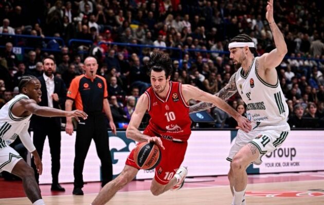 Euroleague: Υπέκυψε στο Μιλάνο ο Παναθηναϊκός 96-89 από την Αρμάνι