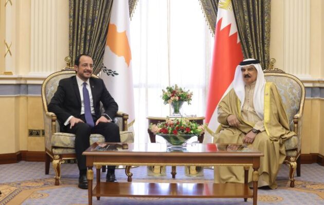 Στρατηγική αναβάθμιση σχέσεων Κύπρου-Μπαχρέιν: Επίσημη επίσκεψη του Προέδρου Χριστοδουλίδη