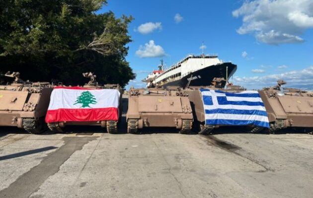 Greek armored vehicles arrive in Lebanon: A boost to Defense Diplomacy