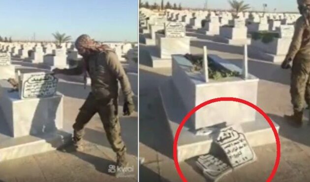 Συρία: Τζιχαντιστές της Δαμασκού βεβηλώνουν τάφους Κούρδων πεσόντων