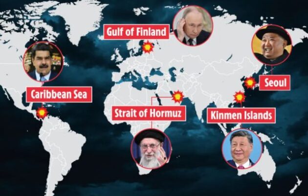 Τα πέντε «θερμά» σημεία του Γ’ Παγκοσμίου Πολέμου που θα κρίνουν τη μοίρα της δεκαετίας: Το 2026 προμηνύεται έτος-ορόσημο