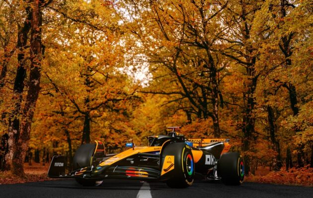 Το δάσος της Φολόης «ντύνει» με μυστήριο το showcar της McLaren Mastercard Formula 1 Team –  Δείτε τις εντυπωσιακές φωτογραφίες που έδωσε στη δημοσιότητα η Allwyn