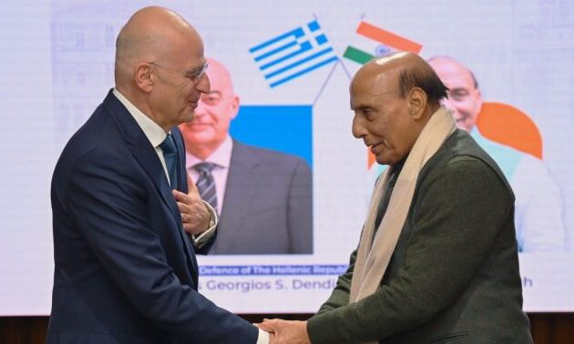 Νίκος Δένδιας: Η σχέση της Ελλάδας με την Ινδία είναι μια σχέση στρατηγική