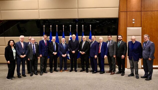 Ο Νίκος Δένδιας συναντήθηκε με Ελληνοαμερικανούς και Αμερικανοεβραίους