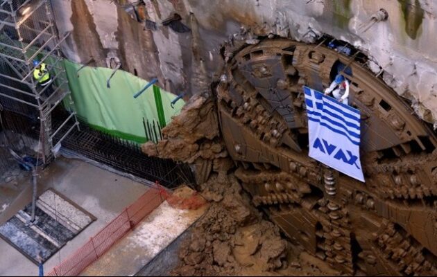 Γραμμή 4: Στον Ευαγγελισμό ο μετροπόντικας «Αθηνά» – Ολοκληρώθηκε η διάνοιξη 5,1 χιλιομέτρων