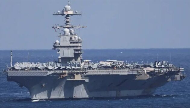 Στον ναύσταθμο της Κρήτης επέστρεψε το USS Gerald Ford