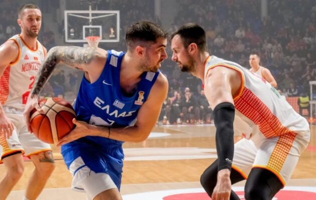 Μουντομπάσκετ: Νίκη της Εθνικής 79-65 επί του Μαυροβουνίου και επιστροφή στην κορυφή του Ομίλου