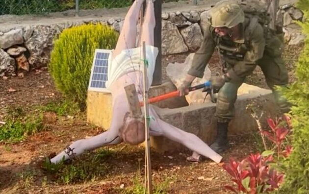 Αποπομπή και φυλάκιση δύο Ισραηλινών στρατιωτών για τον βανδαλισμό αγάλματος του Ιησού στον νότιο Λίβανο – Τοποθετήθηκε νέο άγαλμα