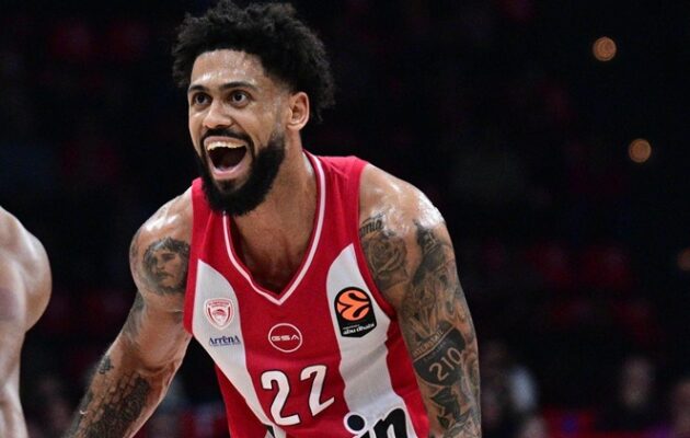 Euroleague: Ο Ολυμπιακός διέλυσε τη Ρεάλ 102-88 και έμεινε μόνος πρώτος