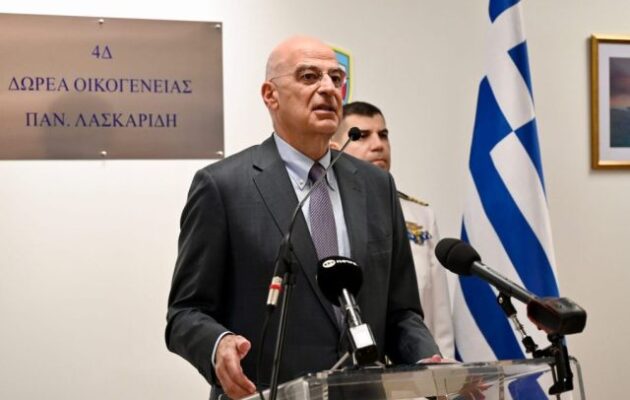 Νίκος Δένδιας: Η πατρίδα «έχει ανάγκη διότι υπάρχει απειλή» – «Οι “απέναντι” σαφέστατα μας το λένε. Ούτε καν το υπονοούν»