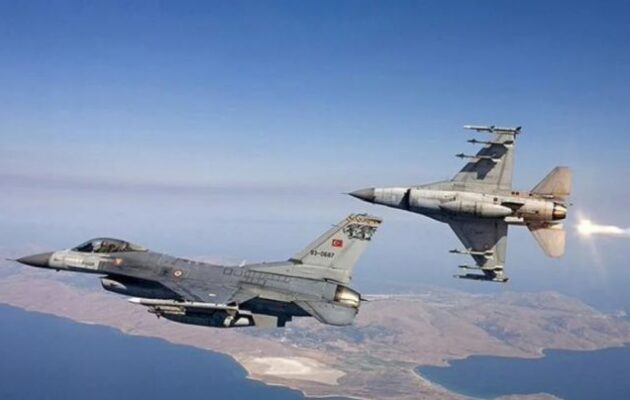 Νέες τουρκικές προκλήσεις: Οπλισμένα F-16 πάνω στο FIR Αθηνών