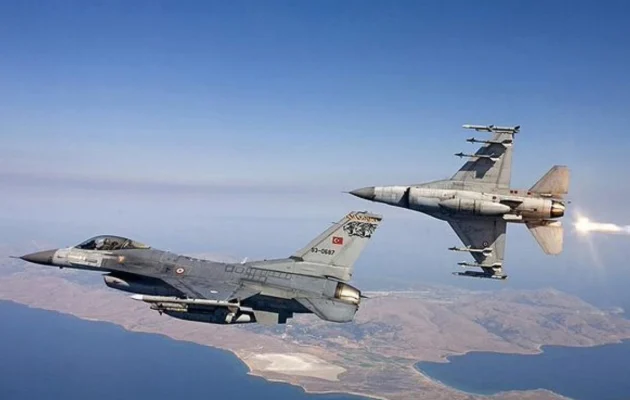 Νέες τουρκικές προκλήσεις: Οπλισμένα F‑16 πάνω στο FIR Αθηνών