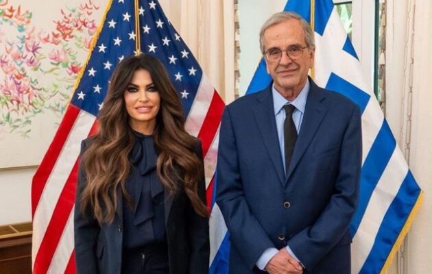 Η Κίμπερλι συναντήθηκε με τον Αντώνη Σαμαρά – Τι έγραψε στο «Χ»