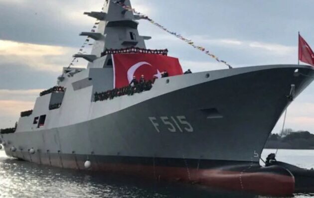 Επίδειξη νεο-οθωμανικής ισχύος: Οι Τούρκοι έστειλαν στη Λατάκεια (Λαοδίκεια) της Συρίας τον Τούρκο Ναύαρχο με τη φρεγάτα «Κωνσταντινούπολη» (TCG Istanbul)