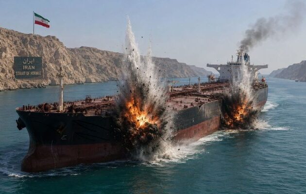 Υπερδεξαμενόπλοιο επλήγη από νάρκες στα Στενά του Ορμούζ