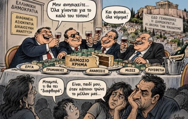 Διαφθορά: διαχρονικός αόρατος φόρος και μηχανισμός αναδιανομής εισοδημάτων στην Ελλάδα