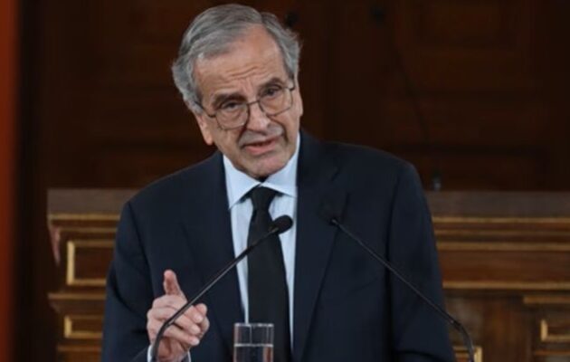 Αντώνης Σαμαράς: «Σημάδια παρακμής, να τελειώνουμε με αυτή τη νεοφιλελεύθερη διαχείριση»